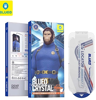 گلس ، محافظ صفحه بلو کریستالی با اپلیکاتور Blueo Crystal Anti-Scratch Tempered Glass With Applicator Iphone آیفون